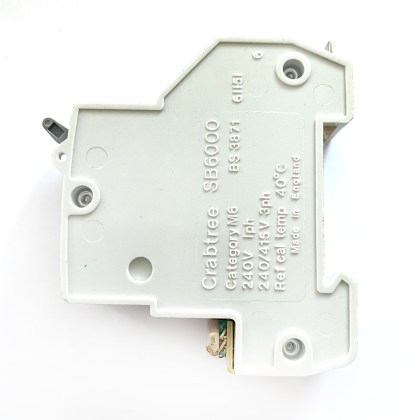 Crabtree SB6000 20A 20 Amp MCB Circuit Breaker Type 1
